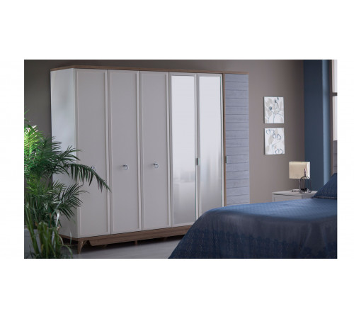 Шкаф платяной Мавенна (Mavenna) 6-х дверный Шкаф платяной Мавенна (Mavenna) 6-х дверный