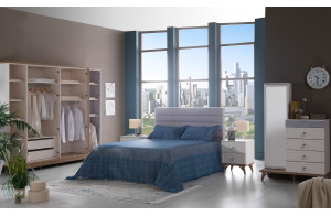 Шкаф платяной Мавенна (Mavenna) 6-х дверный MAVN-34