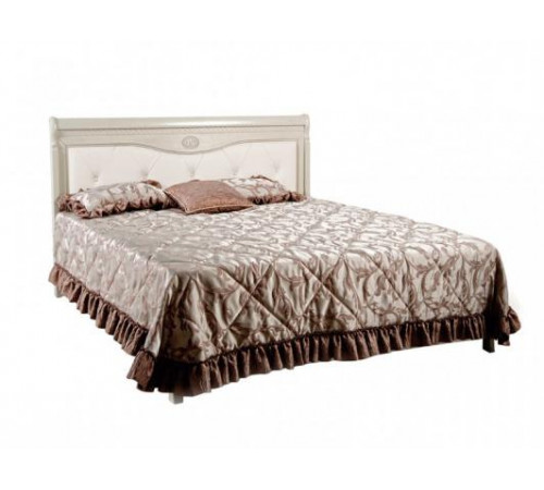 Двуспальная кровать Лика ММ-137-02/Б (белая эмаль) без изножья Двуспальная кровать Лика ММ-137-02/Б (белая эмаль) без изножья