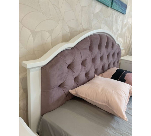 Односпальная кровать Флоренция MUR-112-01/1 с каретной стяжкой Односпальная кровать Флоренция MUR-112-01/1 с каретной стяжкой