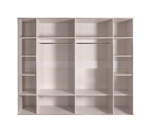 Шестистворчатый шкаф для одежды  Rimini РМШ2/6 (латте) Шестистворчатый шкаф для одежды  Rimini РМШ2/6 (латте)