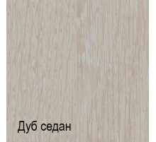 Двуспальная кровать с мягкой спинкой Венеция ВНКР140-1 (дуб седан)
