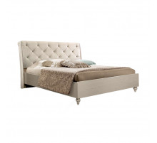 Двуспальная кровать с мягкой спинкой Венеция ВНКР140-2 (дуб седан) Двуспальная кровать с мягкой спинкой Венеция ВНКР140-2 (дуб седан)